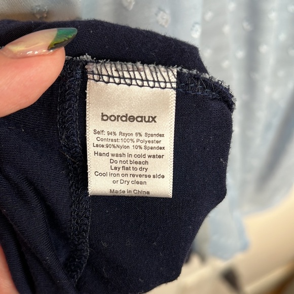 ANTHROPOLOGIE | Bordeaux Cavay Swiss Dot Top - Picture 8 of 8